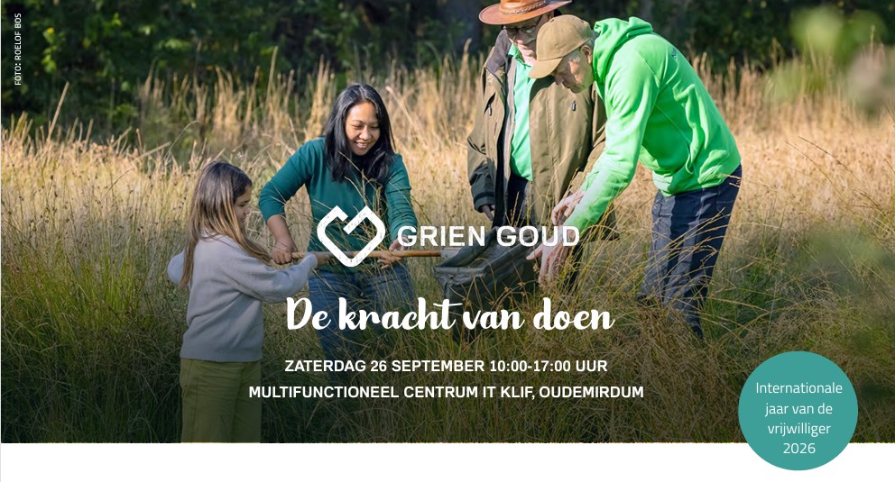 Grien Goud: vrijwilligersdag in Friesland