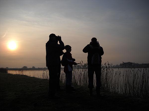 Zonsondergang in Friesland