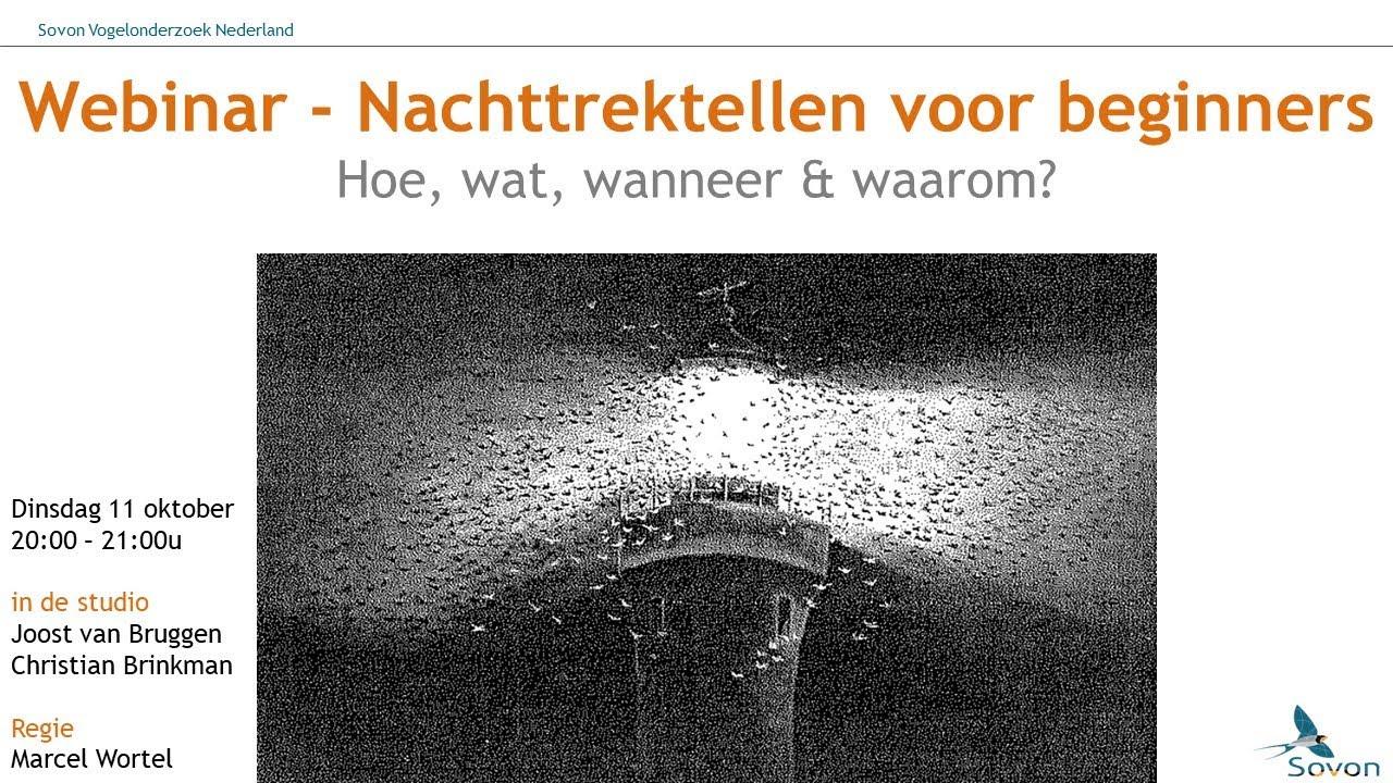 Aankondiging webinar nachttrektellen