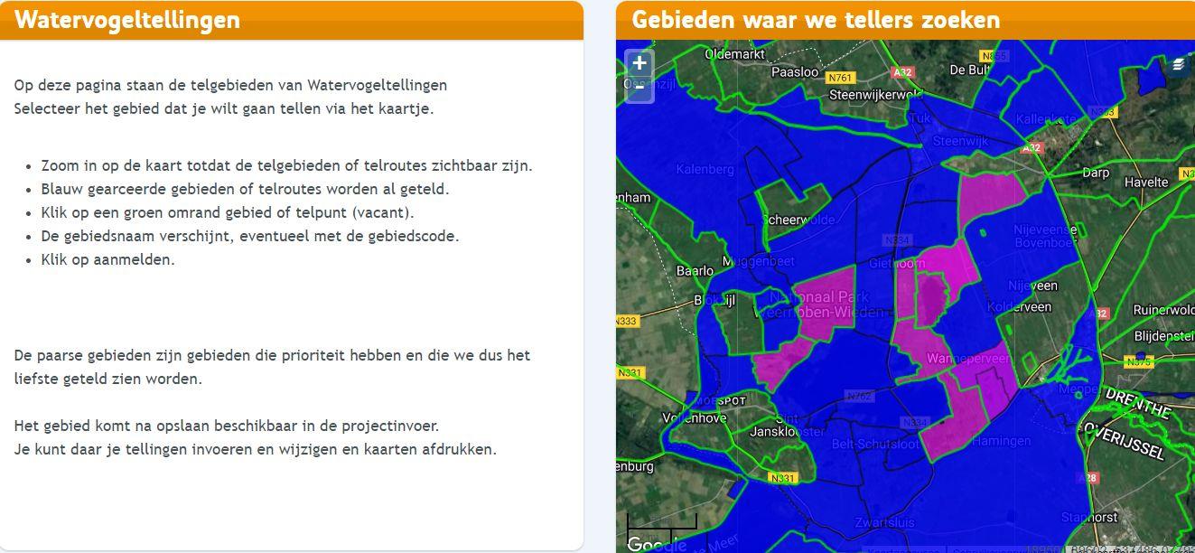 Vacante gebieden in de Wieden