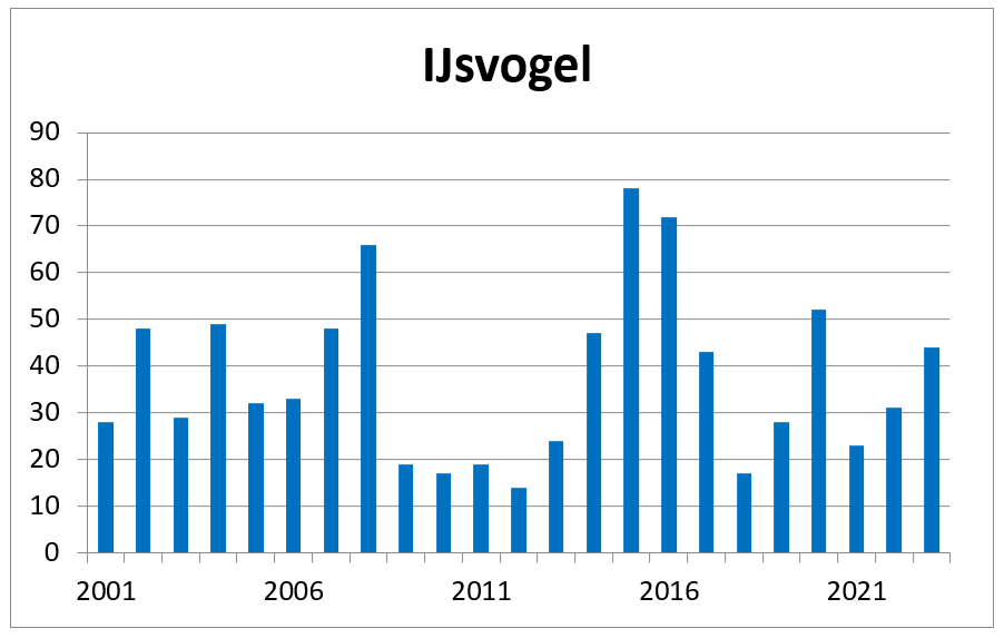 Ontwikkeling IJsvogels in Twente