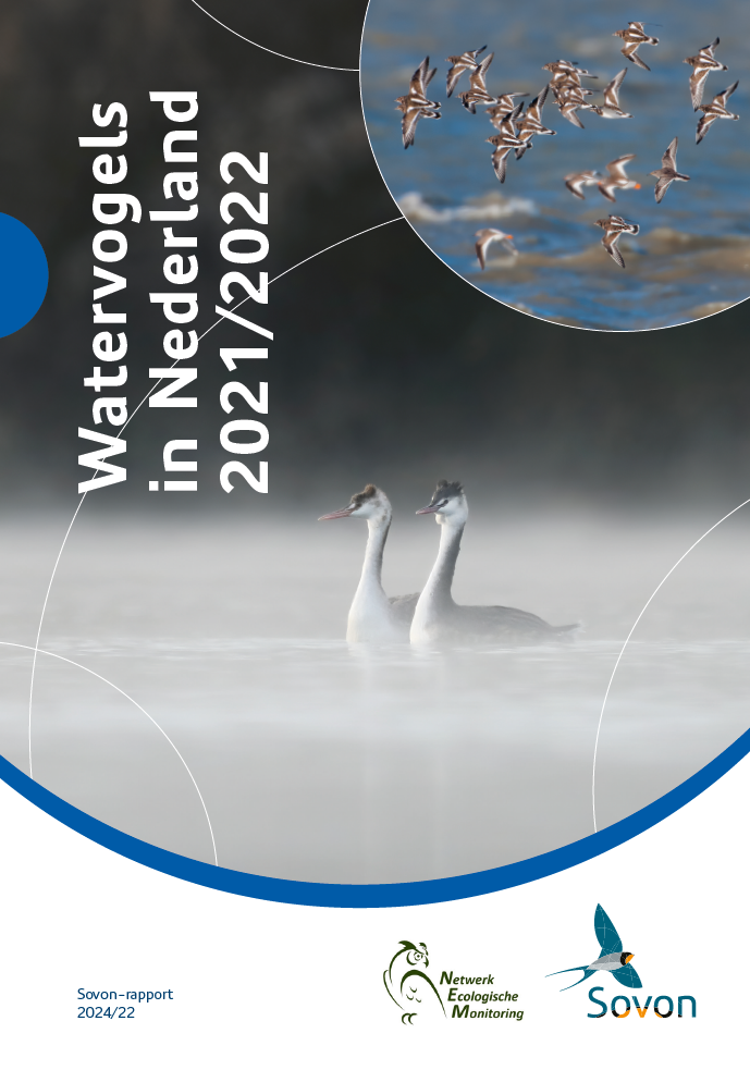 Omslag watervogelrapport 2021-2022