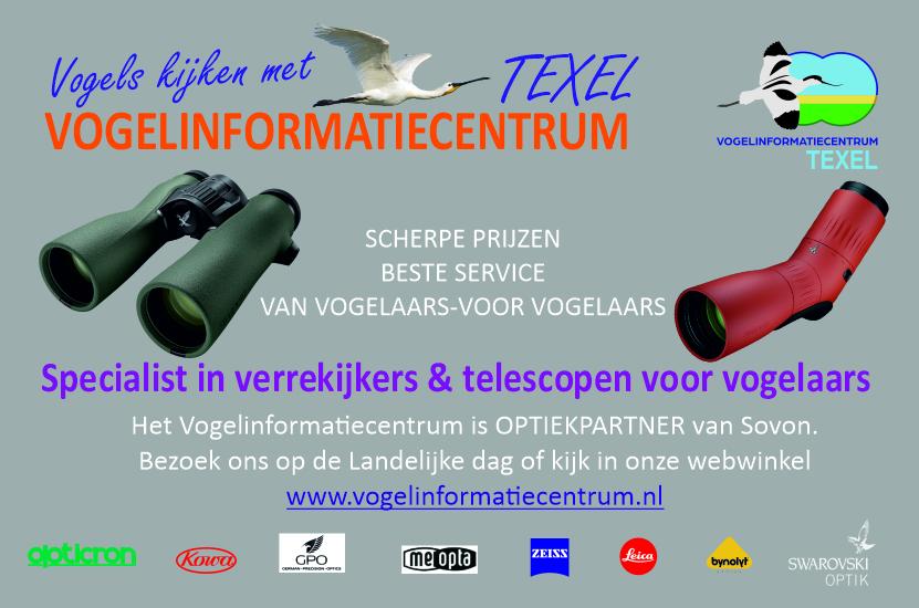 Advertentie Vogelinformatiecentrum Texel