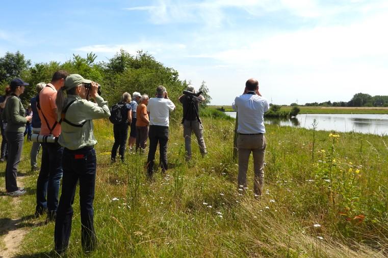 Ledenraad tijdens een excursie