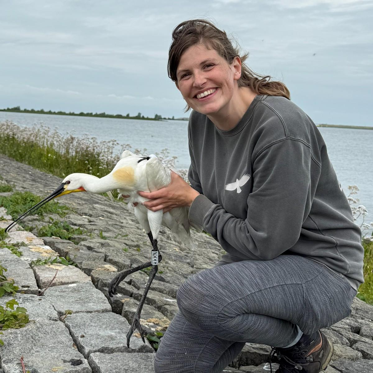Camilla Dreef met Lepelaar
